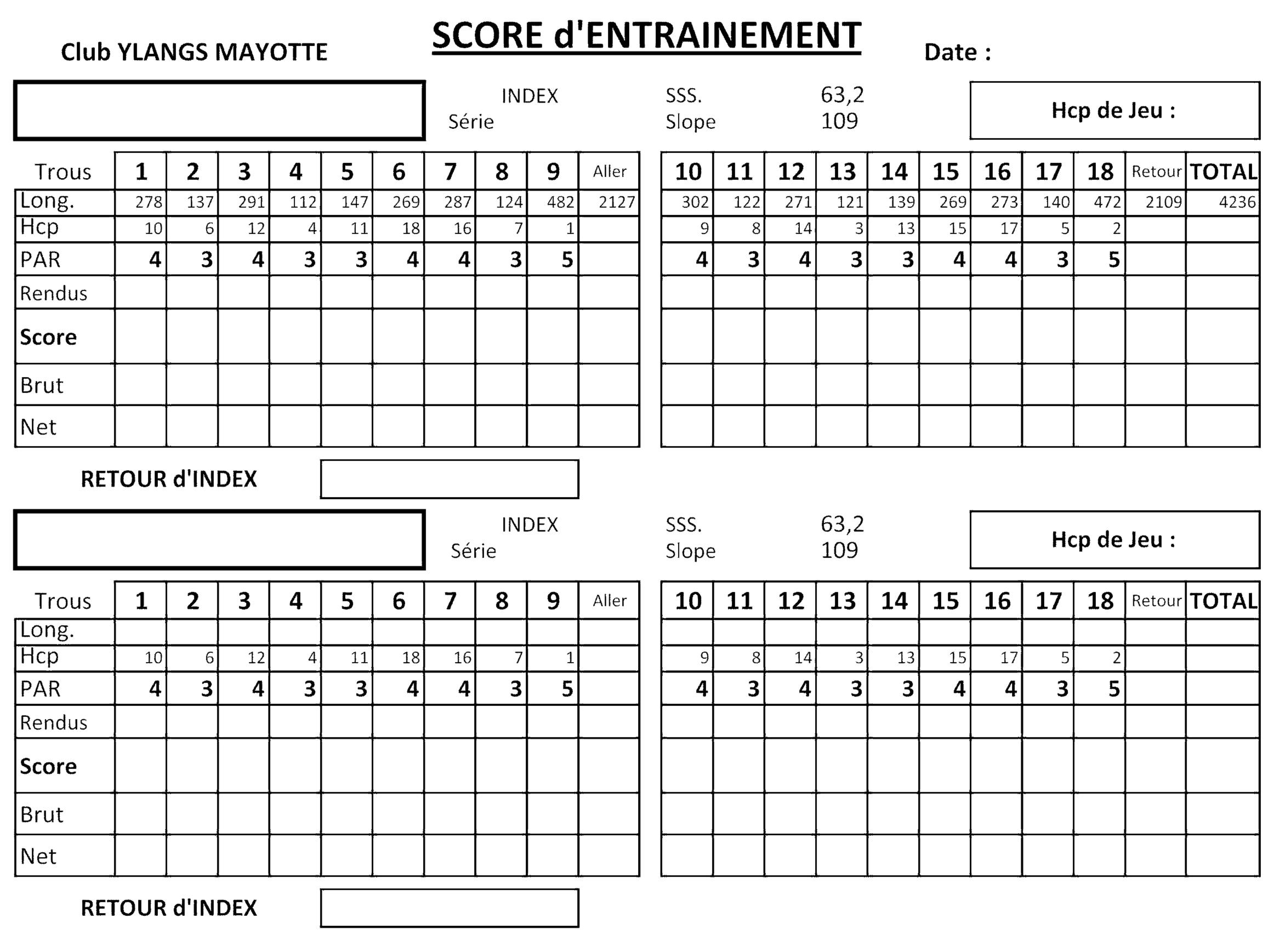 score golfique en 3 lettres